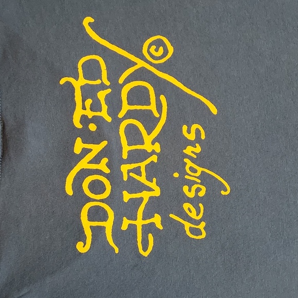 NWT Vintage Ed Hardy Skull & Roses Graphic Tee by Christian Audigier - Picture 7 of 10